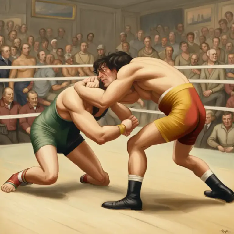 Visual representation of "come/get to grips with something" - To engage in a physical or mental struggle with something