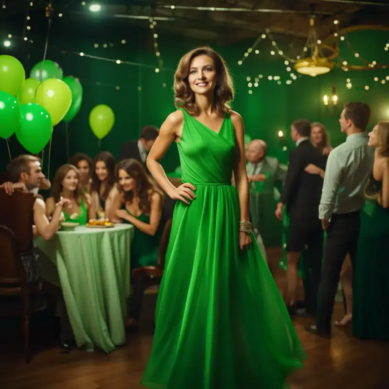 Visual representation of "emerald" - A bright green color