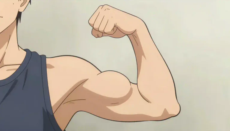Visual representation of "muscle" - A part of your body that you use to move or lift things
