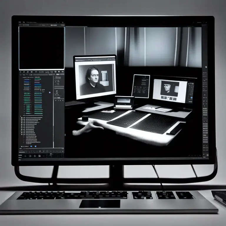 Visual representation of "darkroom" - A digital application that is used for editing photographs