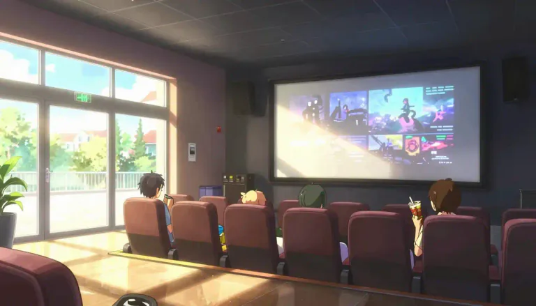 Visual representation of "matinee" - A performance in a theater or a showing of a movie that takes place in the daytime, especially in the afternoon.