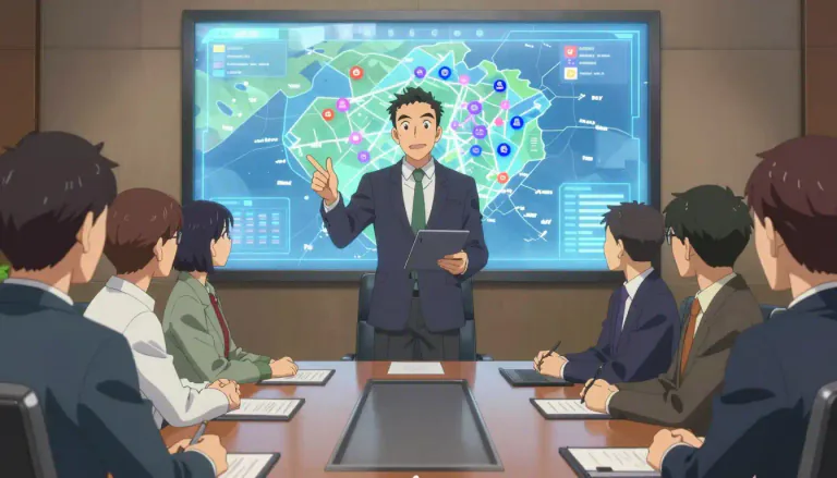 Visual representation of "director" - A person who is in charge of an organization, department, or a film or play production.