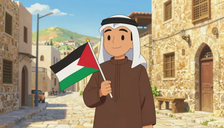 Visual representation of "jordanian" - A person from Jordan.
