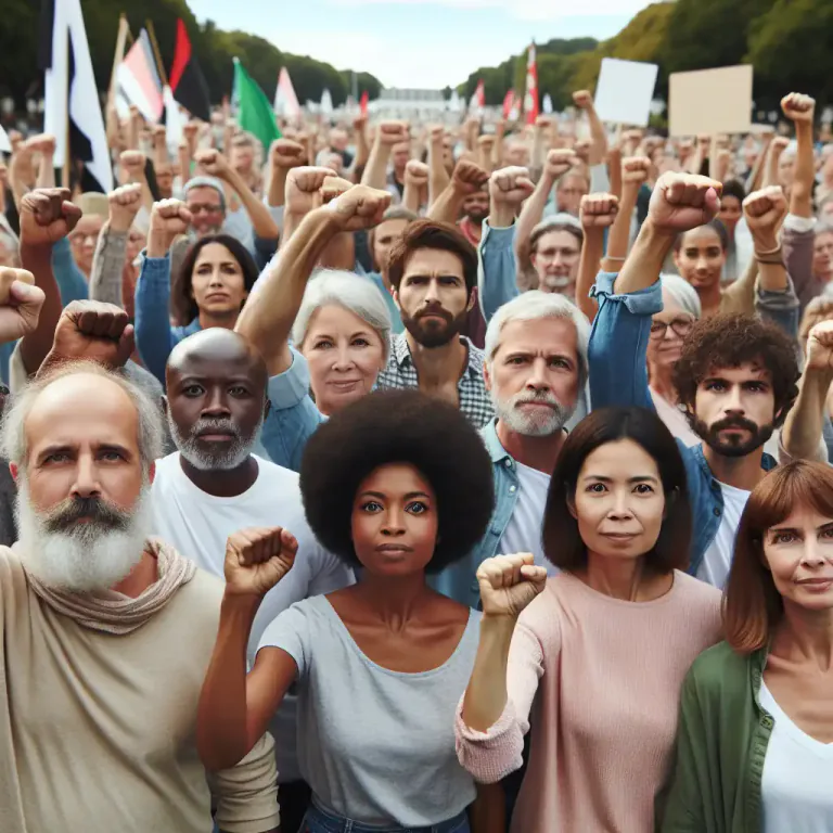 Visual representation of "combine" - An organization of people or groups who have joined together for a common purpose