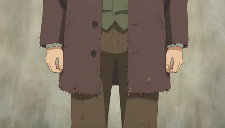 Visual representation of "threadbare" - Worn-out, particularly from being used or worn repeatedly for a long period of time.