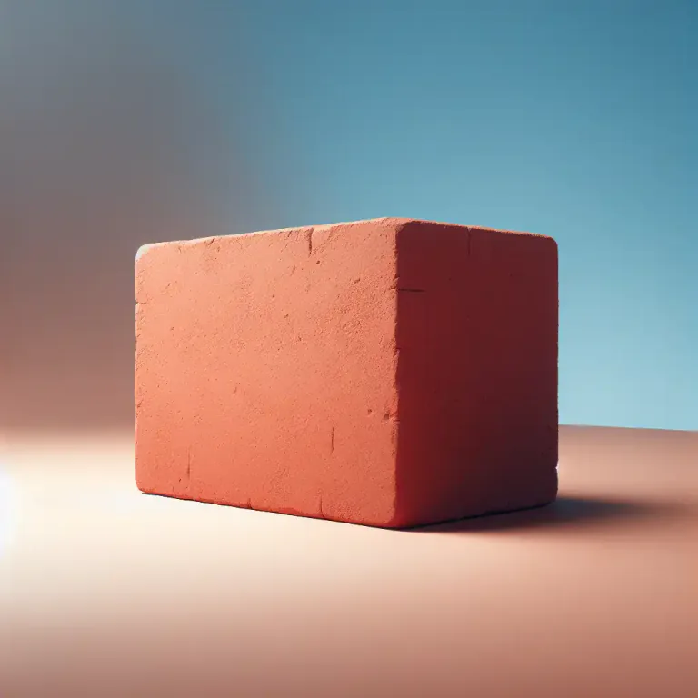 Visual representation of "like a ton of bricks" - Very hard or mercilessly