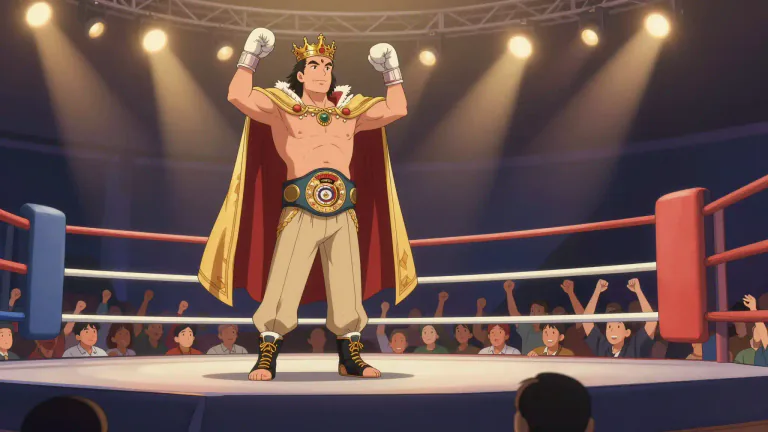 Visual representation of "monarch" - A person or thing that holds a dominant position