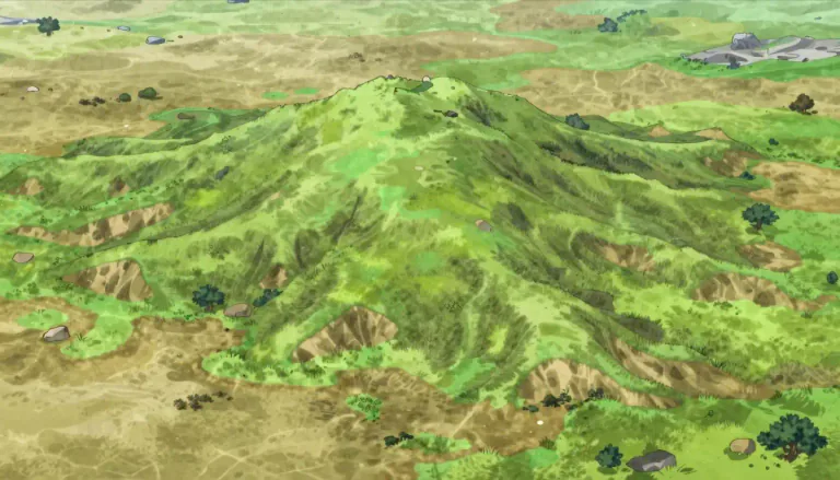 Visual representation of "topographical" - Related to the arrangement of physical features of an area or a place.