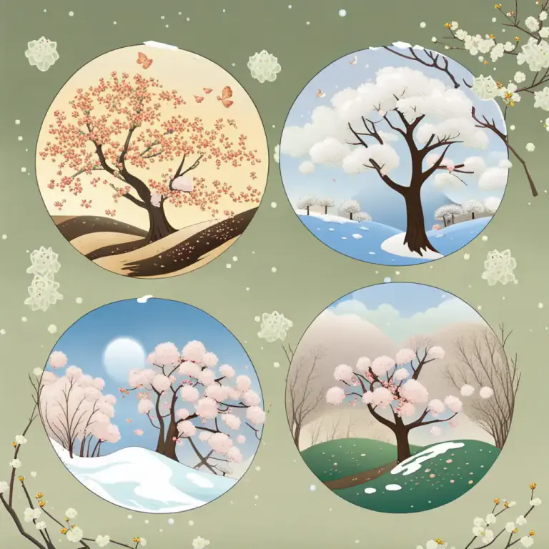 Visual representation of "yang" - The principle of constant change or the idea of a cycle of natural events