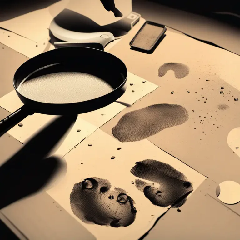 Visual representation of "detect" - Discover or investigate a crime or wrongdoing
