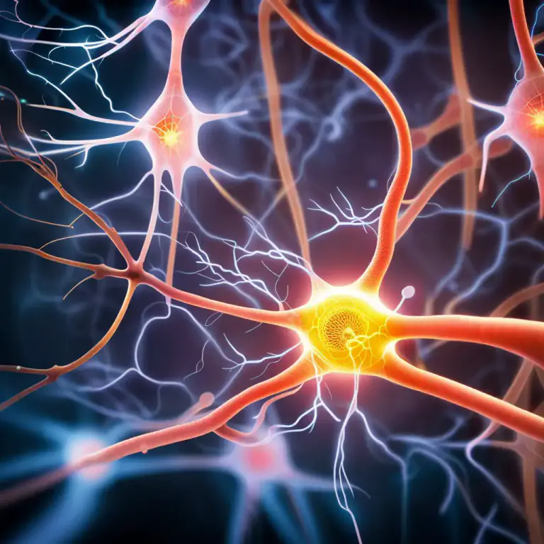 Visual representation of "junction" - A point where nerve cells connect with each other.