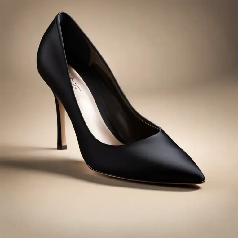 Visual representation of "pump" - A type of women's shoe that is flat and usually worn for formal occasions.