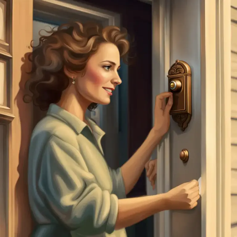 Visual representation of "caller" - A person who visits someone