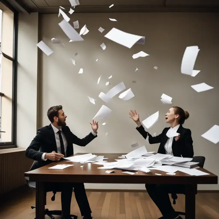 Visual representation of "break down" - To fail to function, to collapse, especially of negotiations, relationships etc.