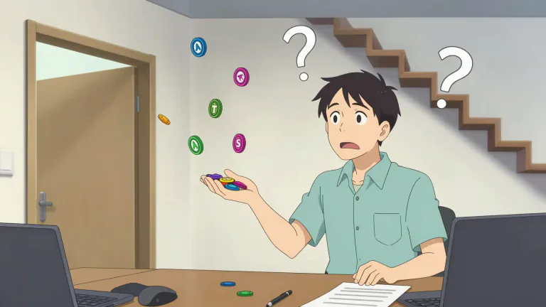 Visual representation of "there’s no rhyme or reason to/for something" - Something does not make sense or seem logical.