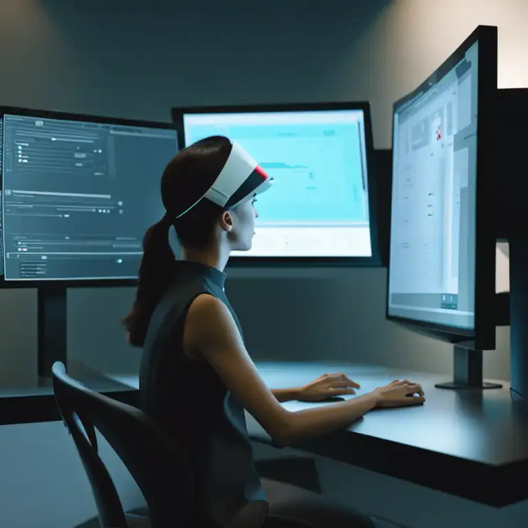 Visual representation of "visor" - A part of a computer display that provides a simple user interface