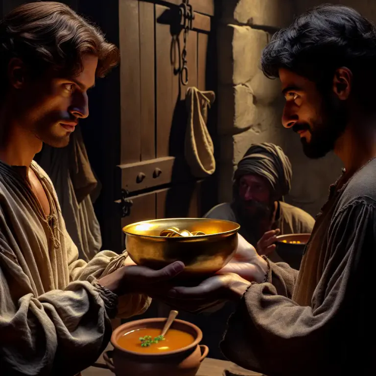 Visual representation of "pottage" - Something of little value