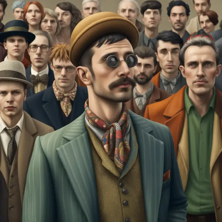 Visual representation of "fringe" - A group of people or activities that are considered strange or extreme