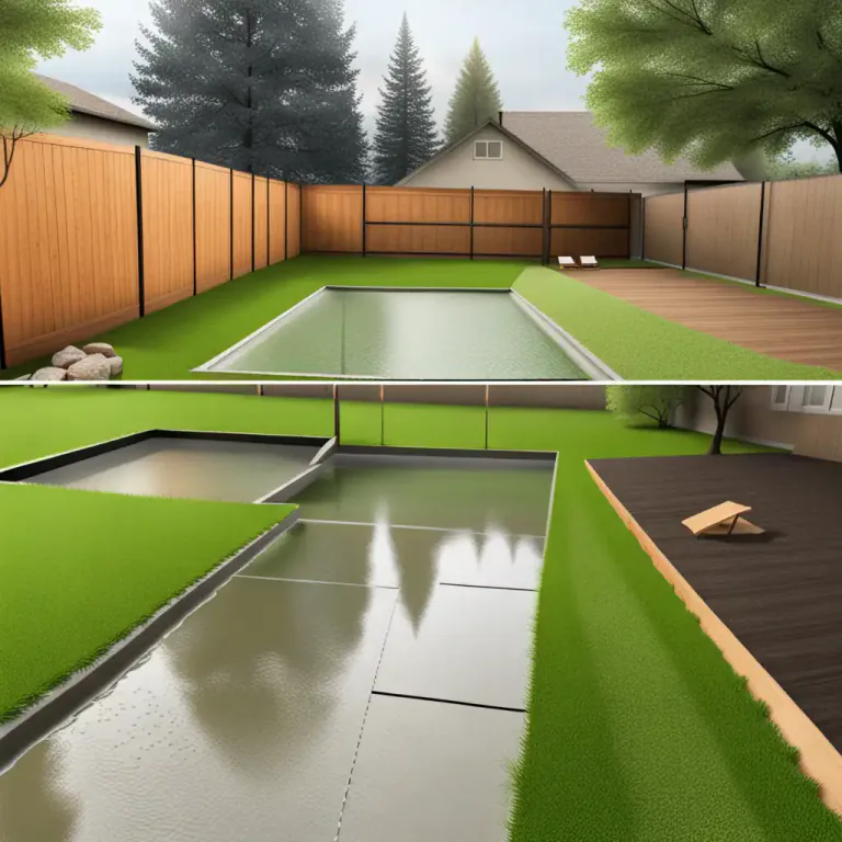 Visual representation of "concrete" - To cover something with concrete.