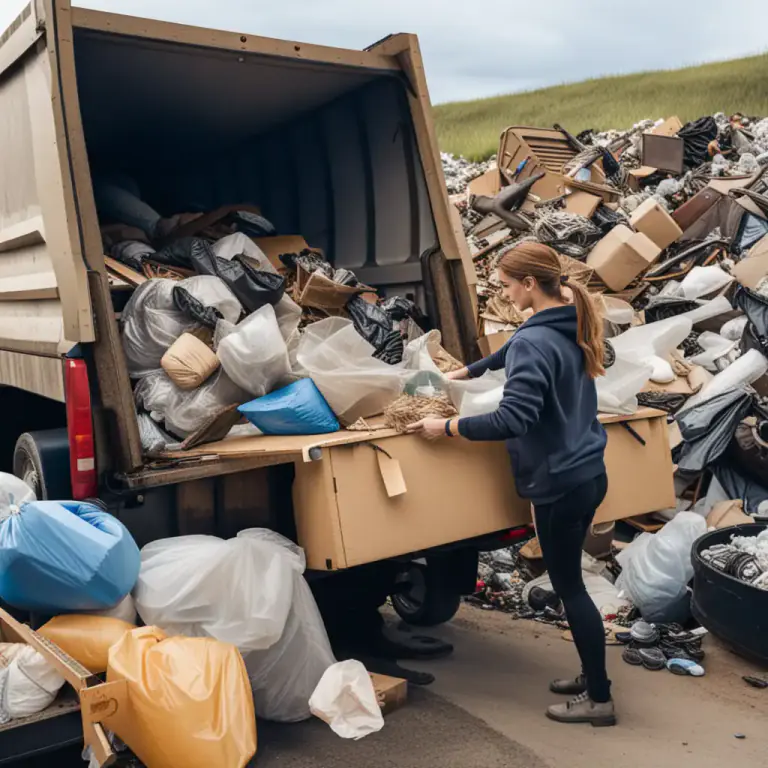 Visual representation of "tip" - A place where people can leave their rubbish