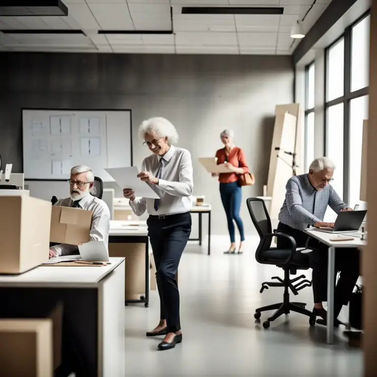 Visual representation of "pension off" - To end someone's employment with a pension because they are old or not needed.
