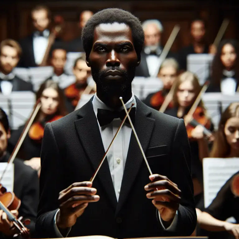 Visual representation of "maestro" - An eminent composer, teacher, or conductor of music.