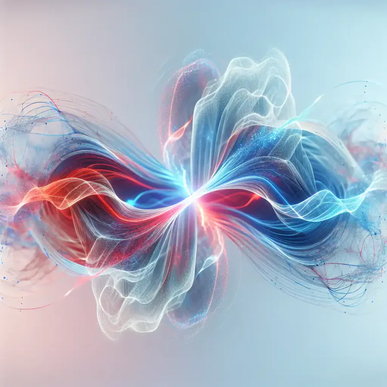 Visual representation of "superpose" - In physics, to cause two or more waveforms to exist simultaneously in a space or location