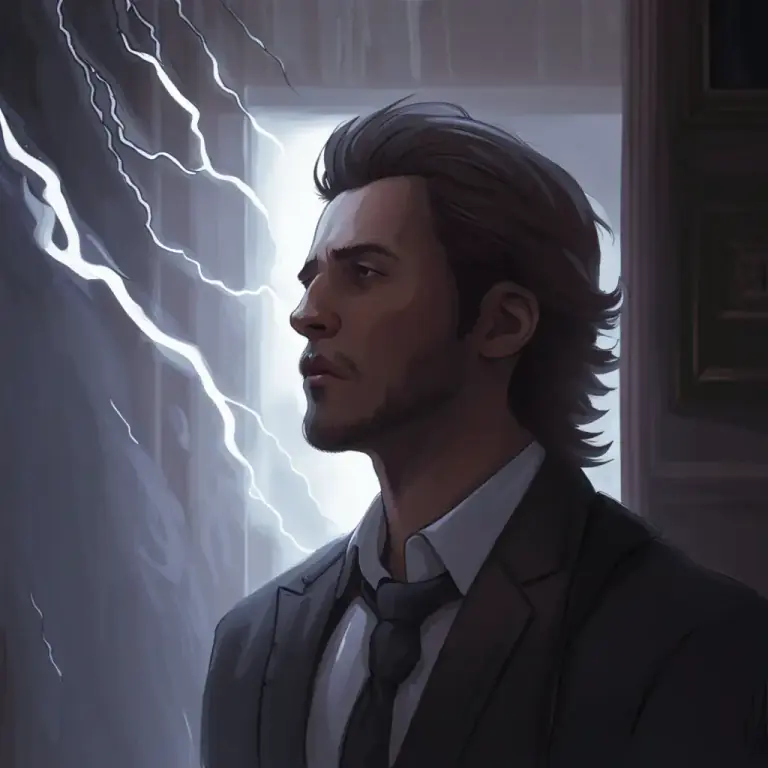 Visual representation of "thundery" - Loud, noisy or resounding like thunder.