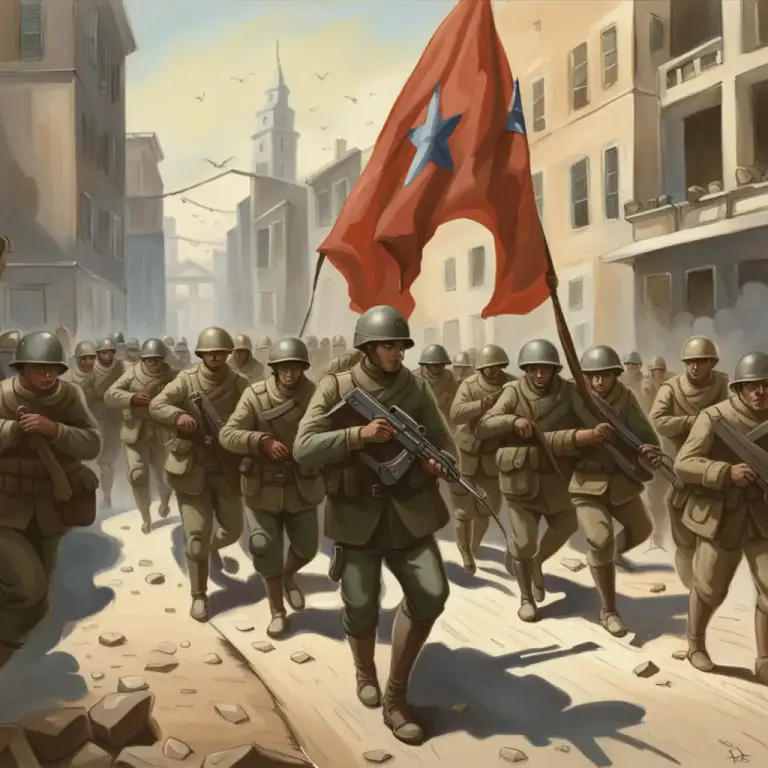 Visual representation of "occupation" - The action of entering and taking control of a place