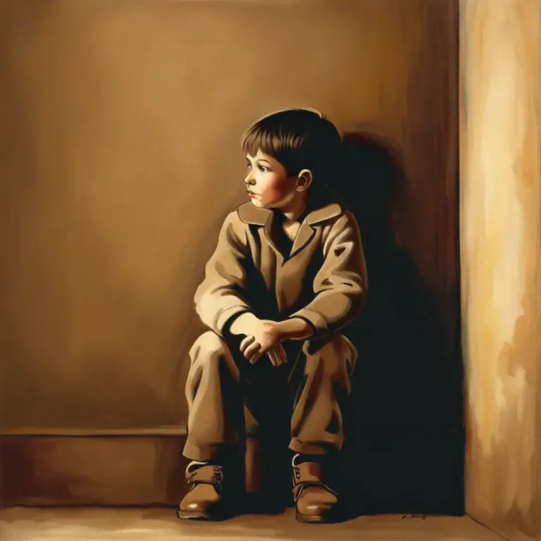 Visual representation of "time out" - A gentle punishment where a child is temporarily removed from an activity as a consequence for bad behavior.