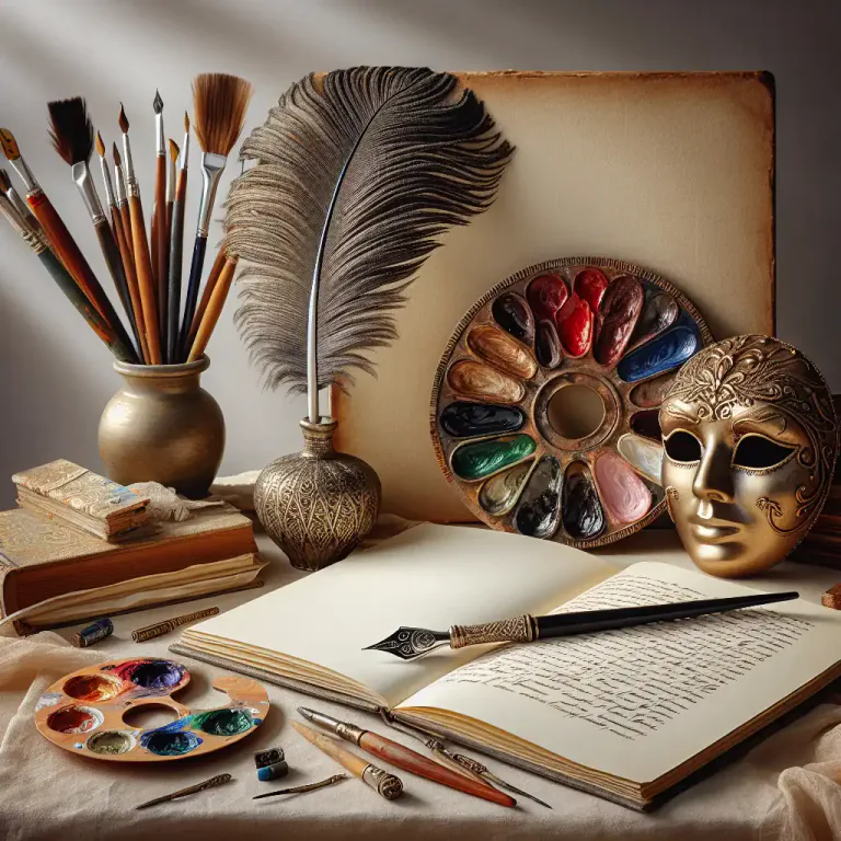 Visual representation of "stylistically" - In a way that relates to a method or technique in art, writing, or performance.