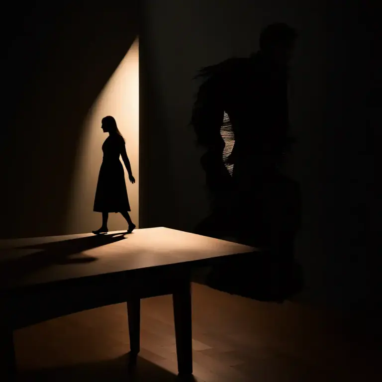 Visual representation of "bump up against" - To physically contact or collide with something or someone