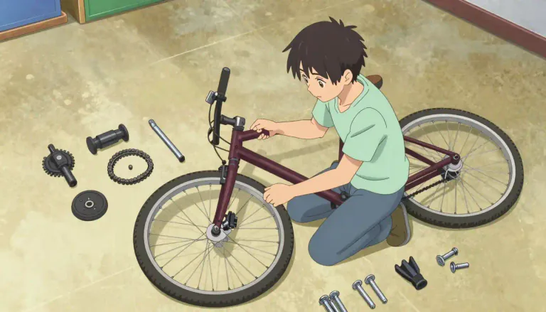 Visual representation of "reassemble" - To put parts back together after they were separated.