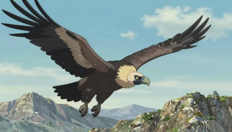 Visual representation of "condor" - A large bird that lives in South America and North America, known for its wide wingspan.