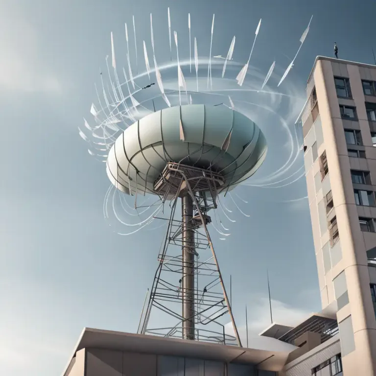 Visual representation of "envelope" - The range of frequencies over which an antenna can effectively operate