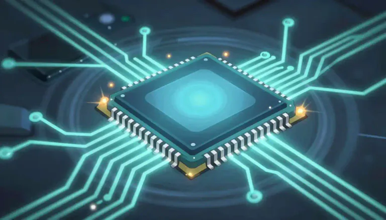 Visual representation of "picosecond" - A term used in technology to describe an incredibly brief duration of time.