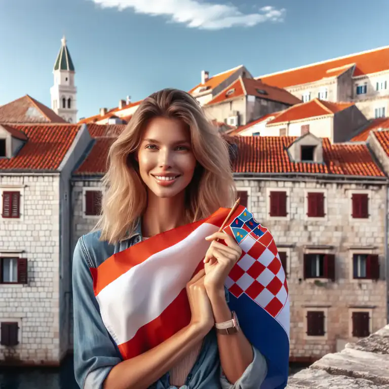 Visual representation of "croatian" - Related to Croatia or its people