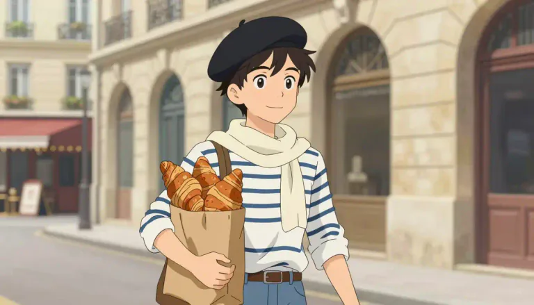 Visual representation of "frenchie" - An informal slang term for a person who is French or has French characteristics.