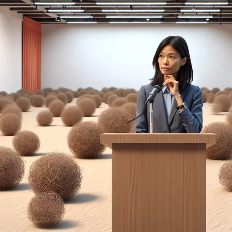 Visual representation of "tumbleweed" - Used to refer to a situation in which nothing is happening or changing