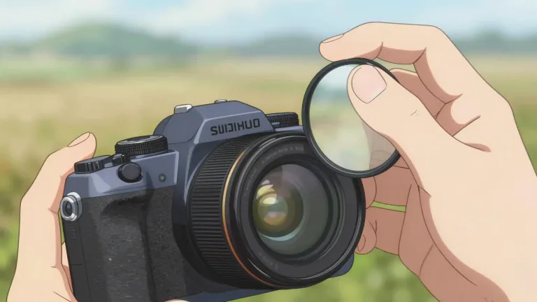 Visual representation of "reflex" - A method in photography in which the light coming through the lens is reflected onto the viewfinder so the photographer can see the image before capturing it.
