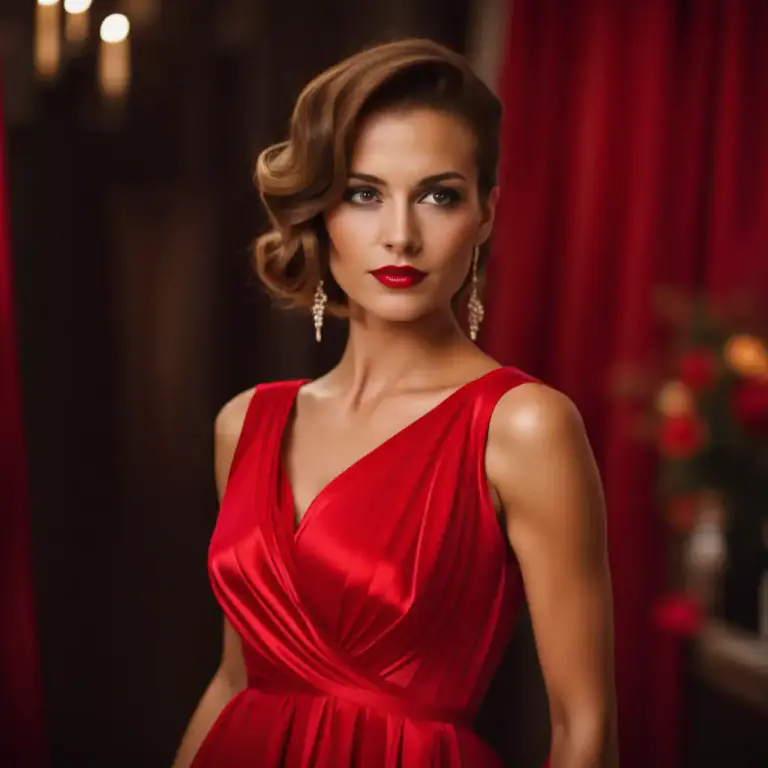 Visual representation of "carmine" - Having the bright red color of carmine