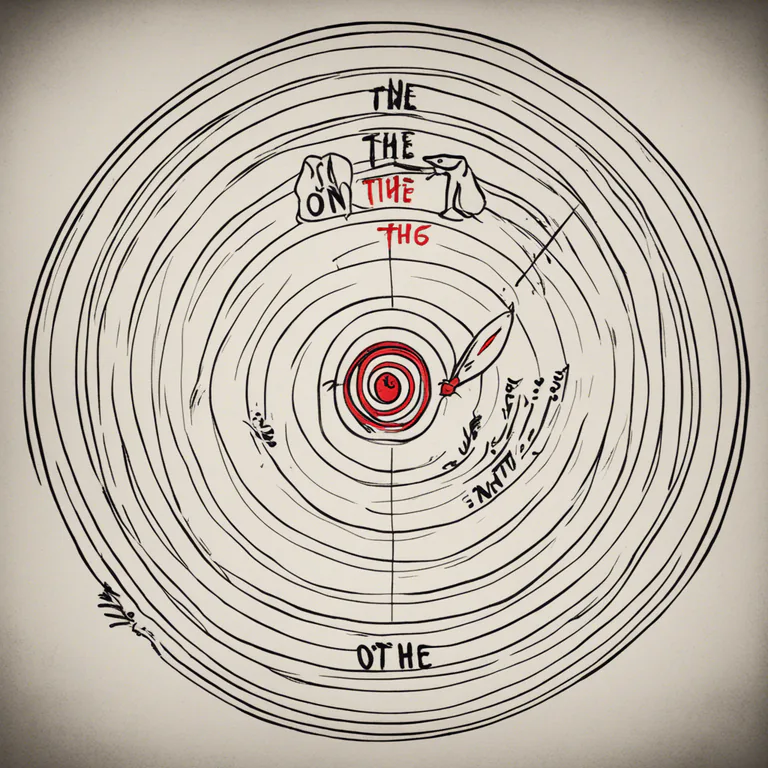 Visual representation of "on the nail" - Excellently, perfectly accurate