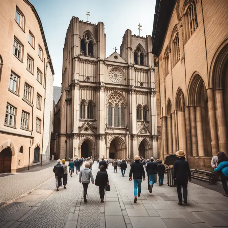 Visual representation of "abbey" - A church that is or was part of an abbey