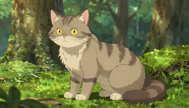 Visual representation of "wildcat" - A small to medium-sized feral cat that lives in the wild.