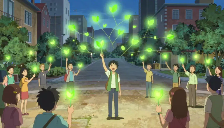 Visual representation of "propagate" - to make something, such as an idea or belief, known to many people