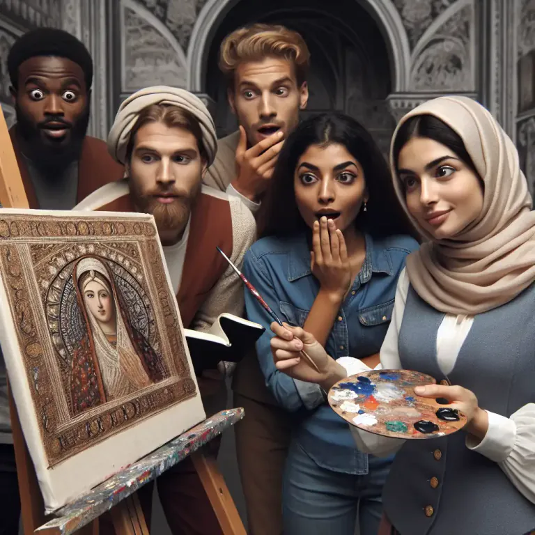 Visual representation of "artifice" - The clever or skillful use of devices in art or literature