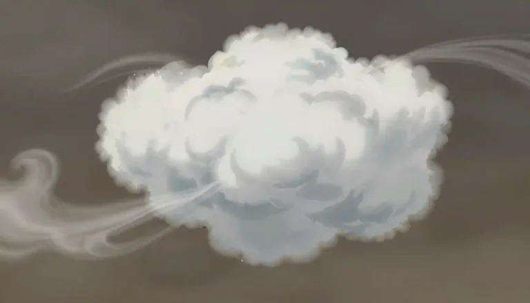 Visual representation of "formless" - Having no clear or definable shape or form.