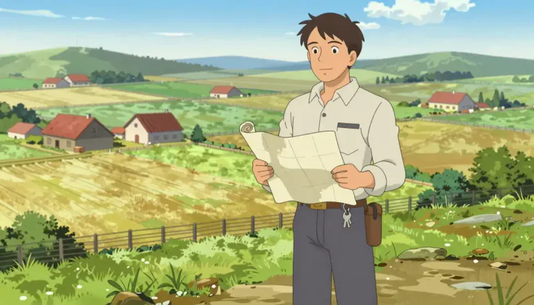 Visual representation of "landholder" - A person who owns land
