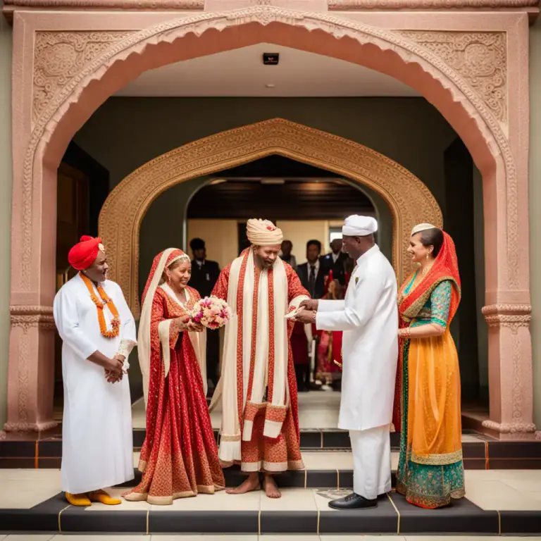 Visual representation of "ritual" - A religious ceremony involving a series of actions performed in a particular order