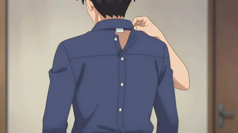 Visual representation of "back to front" - The wrong way; from the back to the front instead of from the front to the back.